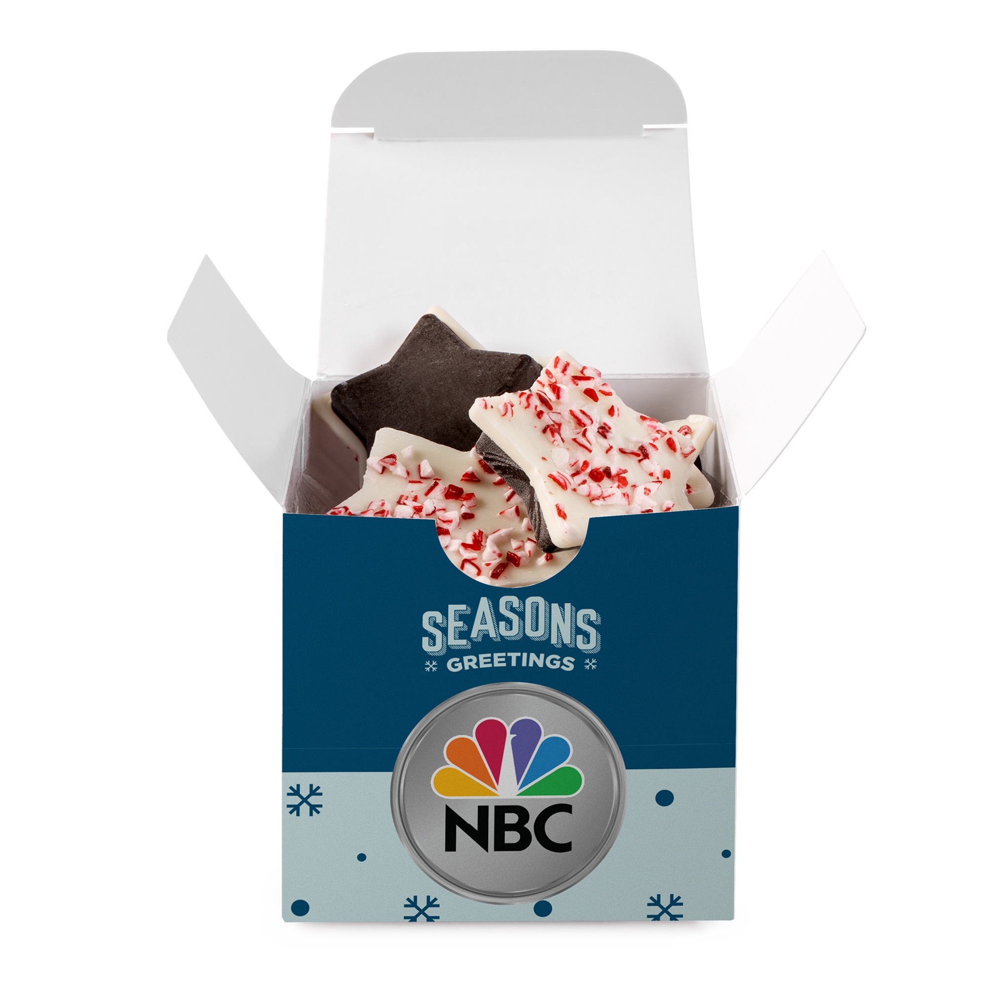 NC Custom Peppermint Bark Desk Drop — supplier decoration example
